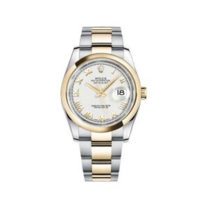 Datejust 18Kt Yellow Gold 36Mm White Dial