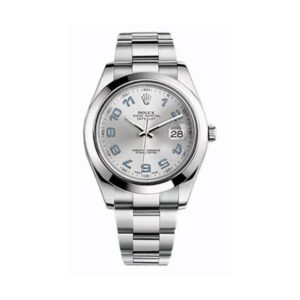 Datejust Ii Blue Arabic Silver 41Mm Stainless Steel Oyster Ref. 116300