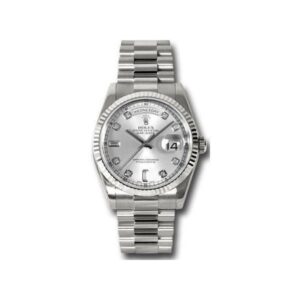 Oyster Perpetual Day Date 18Kt White Gold 36Mm Chronometer