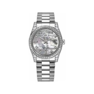 Oysterp Perpetual Day Date 18Kt White Gold 36Mm