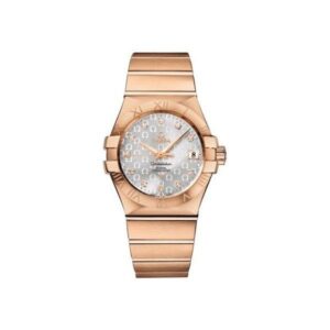 Constellation Co-Axial Silver Chronometer 35Mm 18Kt Rose Gold