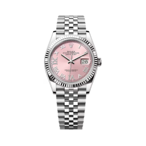 Datejust 126234-0031 Oystersteel-White Gold Pink Dial 36mm