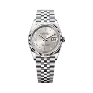 Datejust 126234-0029 Oystersteel And White Gold Silver Dial 36mm