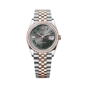 Datejust 126281RBR-0017 Everose Gold Slate Dial 36mm