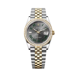 Datejust 126283RBR-0021 Oystersteel-Yellow Gold Slate Dial 36mm