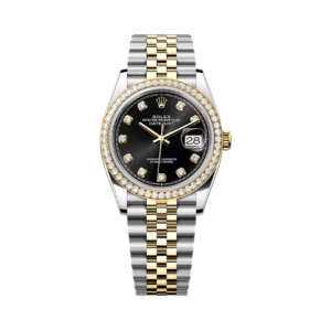 Datejust 126283RBR-0007 Oystersteel And Yellow Gold Bright Black Dial 36mm