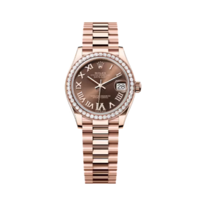 Datejust 278285RBR-0016 Everose Gold Chocolate Dial 31mm