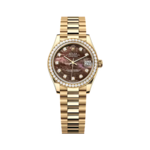 Datejust 278288RBR-0032 Yellow Gold Black MOP Dial 31mm
