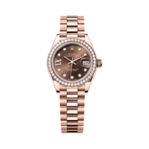 Datejust 279135RBR-0001 Everose Gold Chocolate Dial 28mm