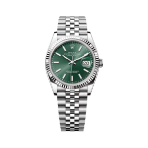 Datejust 126234-0051 Oystersteel-White Gold Mint Green Dial 28mm