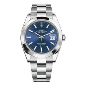 Datejust 126300 BLIO Blue Index Dial 41Mm Stainless Steel Oyster Bracelet