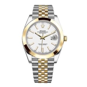 Datejust 126303 Wij 18K Yellow Gold & Oystersteel 41mm White Dial Jubilee Bracelet