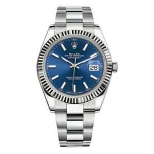 Datejust 126334-0001 Blue Index Dial White Gold Bezel 41Mm Oystersteel Oyster Bracelet
