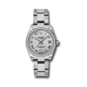 Steel And White Gold Datejust 31Mm Mother-Of-Pearl Ref. 178384
