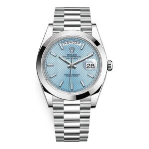Perpetual Day Date 228206 Ibdmip Ice Blue 40Mm Platinum