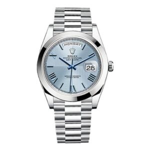 Day Date 228206 Ice Blue 40Mm Platinum