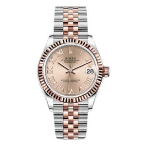 Oyster Perpetual Datejust 278271 Rorj 31Mm 18K Rose Gold And Stainless Steel Rose Dial