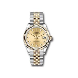 Datejust 278273-0026 Champagne Diamond Dial 31mm Steel Adn18K Yellow Gold ?