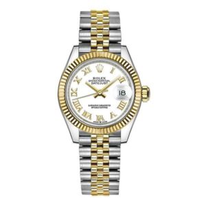 Datejust 278273 Whrj White Roman Dial Oyster Perpetual 31Mm Stainless Steel And 18Kt Yellow Gold Chronometer