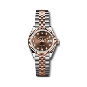 Datejust 279171 Chodj Chcololate Diamond Dial 28Mm Steel And 18Kt Rose Gold