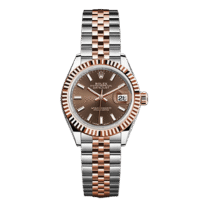 Datejust 279171 Choij Chocolate Index Dial 28Mm 18K Rose Gold And Stainless Steel Jubilee Bracelet