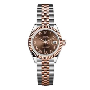 Datejust 279171 CHORJ Steel And Everose Gold Rolesor 28mm Chocolate Roman Dial
