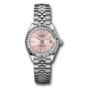 Datejust 279174 Pij Pink Index 28Mm Fluted Bezel Full Steel