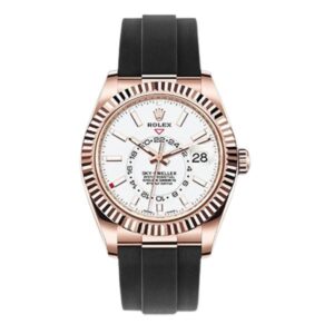 Sky Dweller 326235 Wi Oysterflex Oyster Perpetual White Dial 42Mm