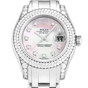 Rolex Pearlmaster 36mm Mother of Pearl Pink Dial 80359