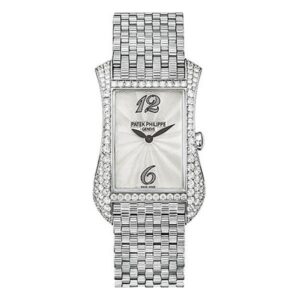 Gondolo Serta 4972/1G-001 18K White Gold Diamond-Set Bezel Mother Of Pearl Dial