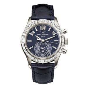 Complications 5961P-001 Annual Calendar Chronograph Matte Blue Opaline 40.5Mm Platinum