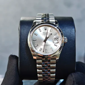 BRAND NEW 278240 SILVER DAIL STEEL OYSTER PERPETUAL DATEJUST JUBILEE 31 MM