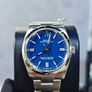 BRAND NEW 126000 OYSTER PERPETUAL 36 WITH A BLUE DIAL AND AN OYSTER BRACELET 36MM