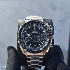 SPEEDMASTER BLACK DIAL STEEL 42 MM