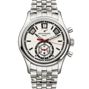 Annual Calendar Chronograph 5960/1A-001 Silver Dial Stee Watch 40.5mm