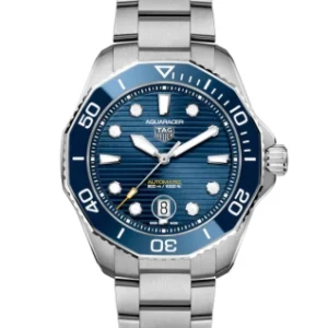 Aquaracer Professional 300 Blue Dial Calibre 5 Automatic Steel Watch 43mm WBP201B.BA0632