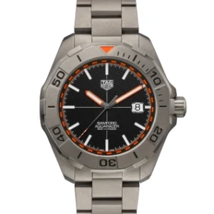 Aquaracer x Bamford Limited Edition Black Dial Calibre 5 Titanium Watch 43mm WAY208F.BF0638