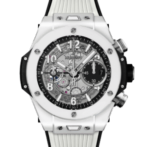 Hublot Big Bang Unico White Ceramic 44mm ? Luxury Skeleton Chronograph Watch