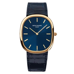 Golden Ellipse 3738/100J-012 Blue Dial Yellow Gold Watch 31mm