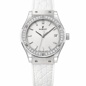 HUBLOT CLASSIC FUSION 11 WOMEN WATCH 33MM WHITE DIAL