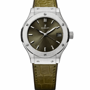 HUBLOT CLASSIC FUSION WOMEN?S 33MM GREEN DIAL