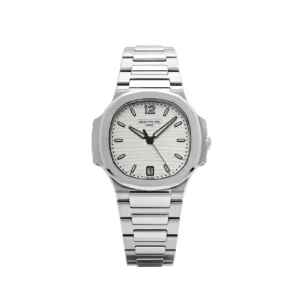 Nautilus 7118 Ladies 3KF 1:1 Best Edition White Dial on SS Bracelet A324 Super Clone