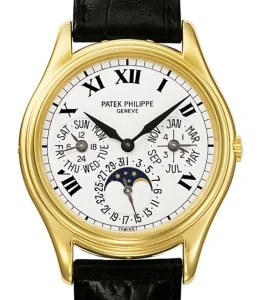 Patek Philippe 3940J-025 White Dial Yellow Gold Perpetual Calendar Watch 36mm