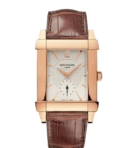 Patek Philippe 5111R-001 Silver Dial Rose Gold Gondolo Gem-Set Rectangular Watch 30mm