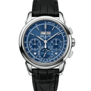 Patek Philippe 5270G-014 Blue Dial White Gold Perpetual Calendar Chronograph 41mm