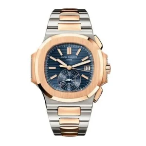 Patek Philippe Nautilus 5980/1AR-001 Blue Dial Men?s Gold/Steel Watch