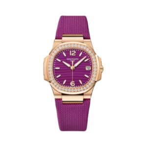 Nautilus 7010R-013 Quartz Diamond Lacquered Purple Dial