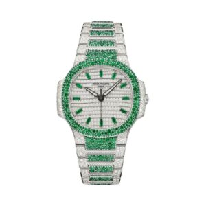 Nautilus 7118/1453G-001 Haute Joaillerie Automatic Emeralds Diamond