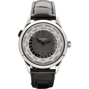 Patek Philippe World Time 5230G-014 Grey Dial White Gold Men?s Watch 38.5mm