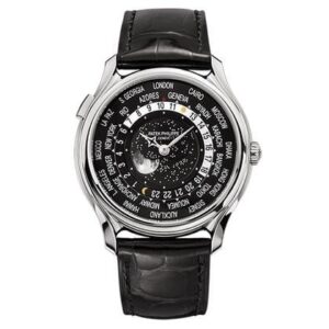 Patek Philippe World Time 5575G-001 White Gold Luxury Watch 40mm